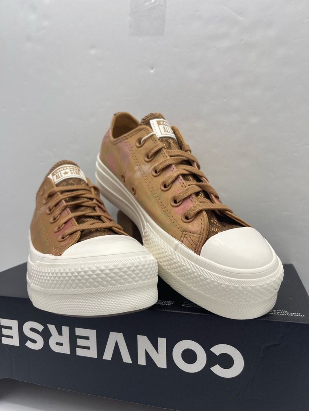 Converse CTAS Lift Ox Platform Sneakers Incensed Egret Grounded A17486F Low Top - Picture 6 of 16